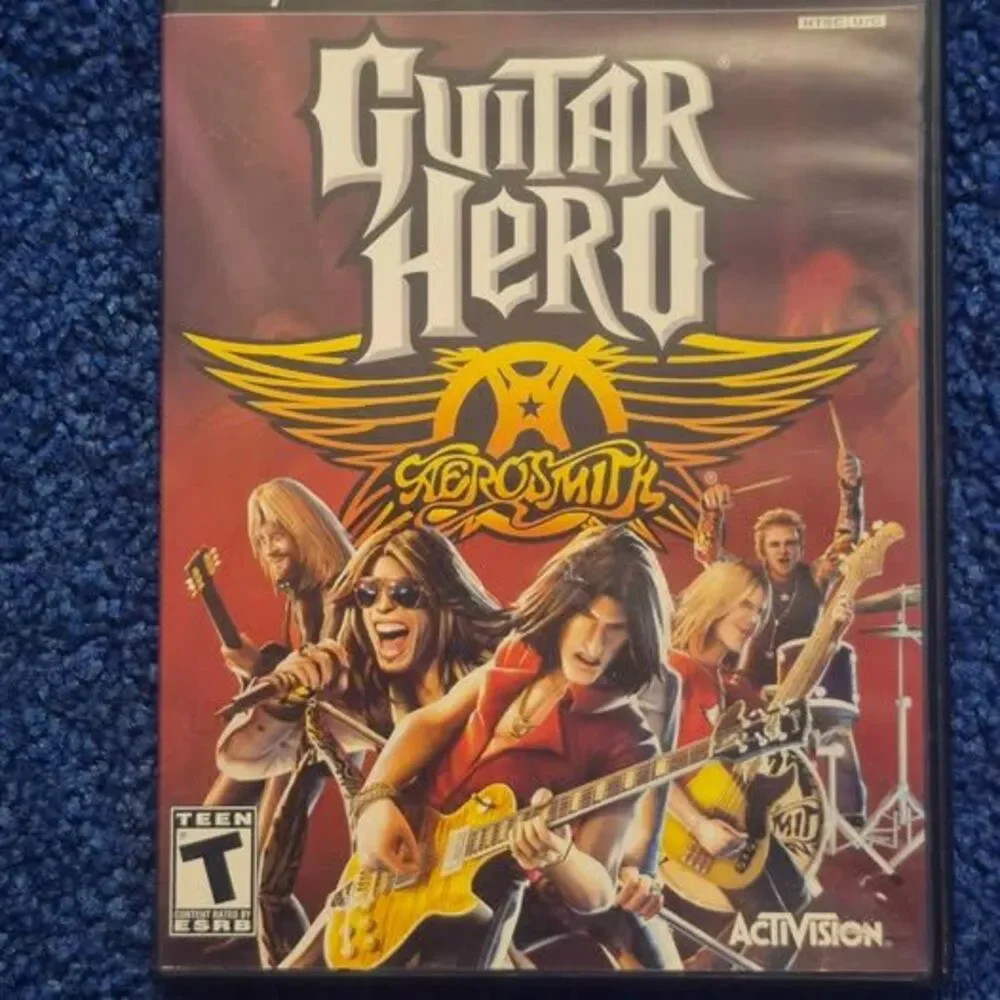 2 Guitar Hero Playstation 2 Games,  Aerosmith and World Tour